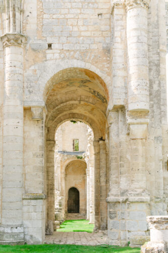 The Ruins of the Jumieges Abbey in Normandy France, considered one of the most beautiful in France