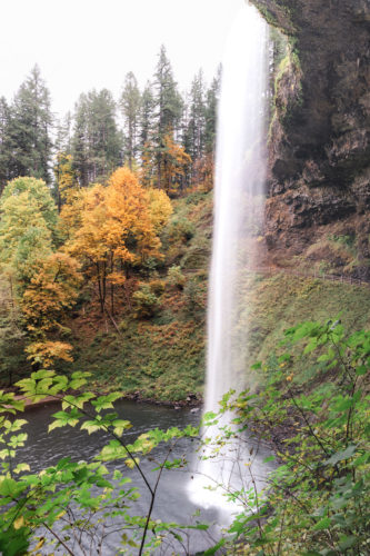 The South Falls Waterfall of the Trail of Ten Falls in Silver Lakes State Park in Oregon