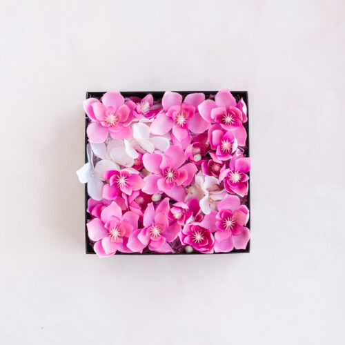 Flower gift box DIY