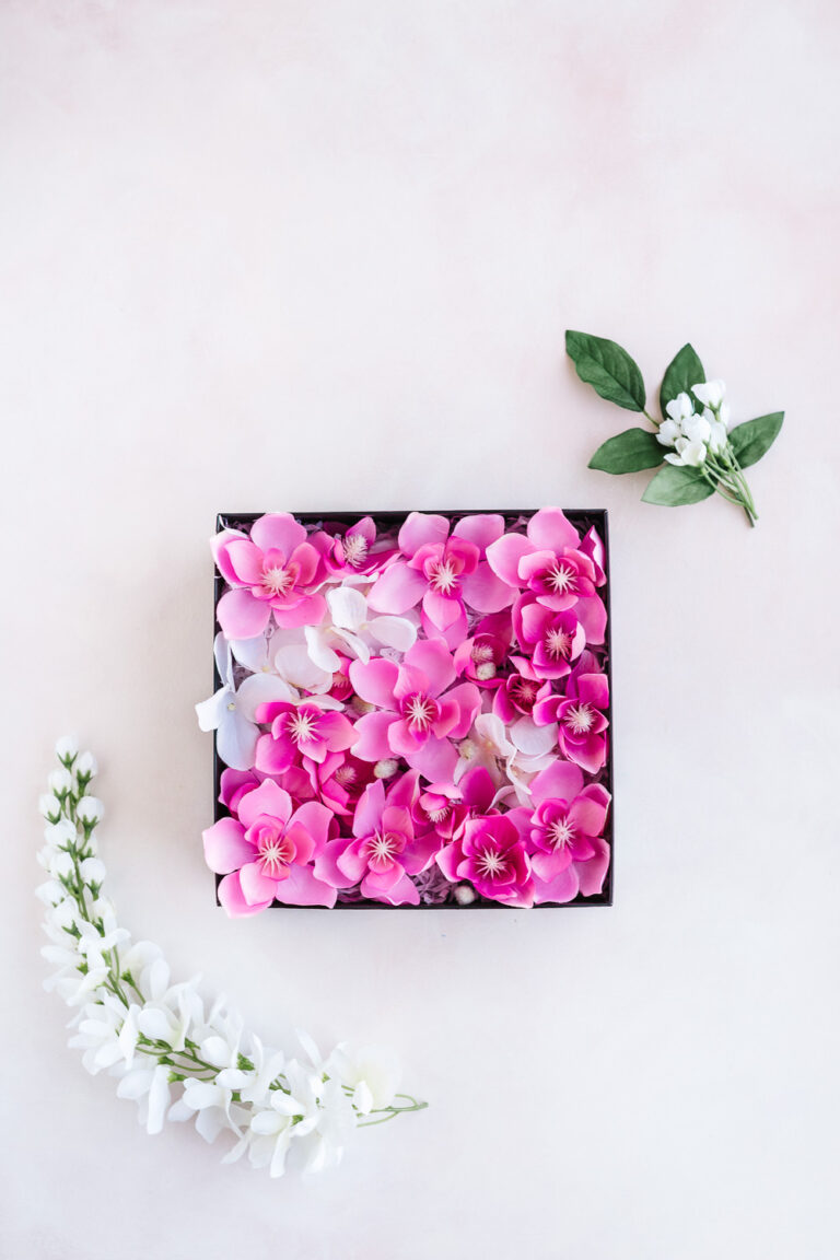 How to Make a Beautiful Flower Gift Box DIY