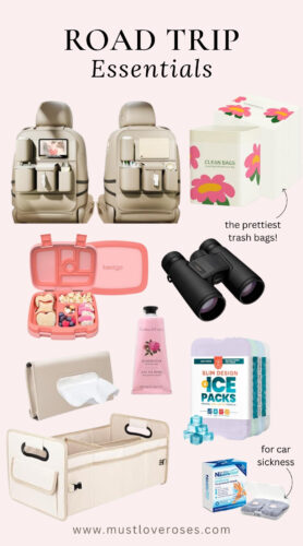 Road trip essentials list
