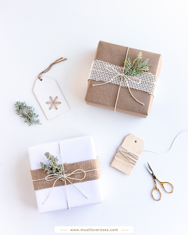 Christmas Gift Wrapping Paper, Made from Recycled Kraft Paper, 6